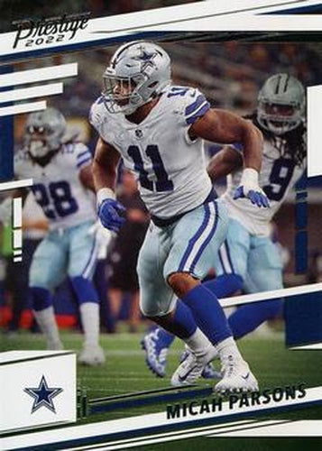 #84 Micah Parsons - Dallas Cowboys - 2022 Panini Prestige Football