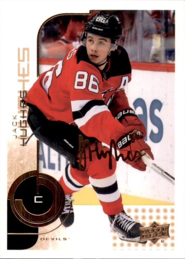#84 Jack Hughes - New Jersey Devils - 2022-23 Upper Deck MVP - 20th Anniversary Hockey