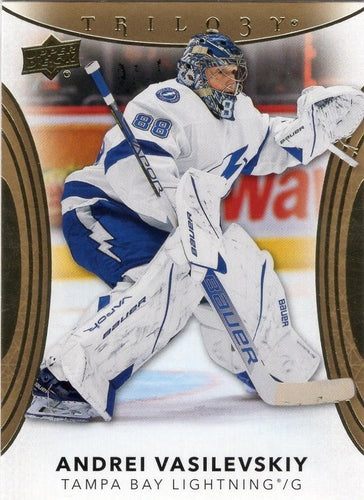 #84 Andrei Vasilevskiy - Tampa Bay Lightning - 2022-23 Upper Deck Trilogy Hockey