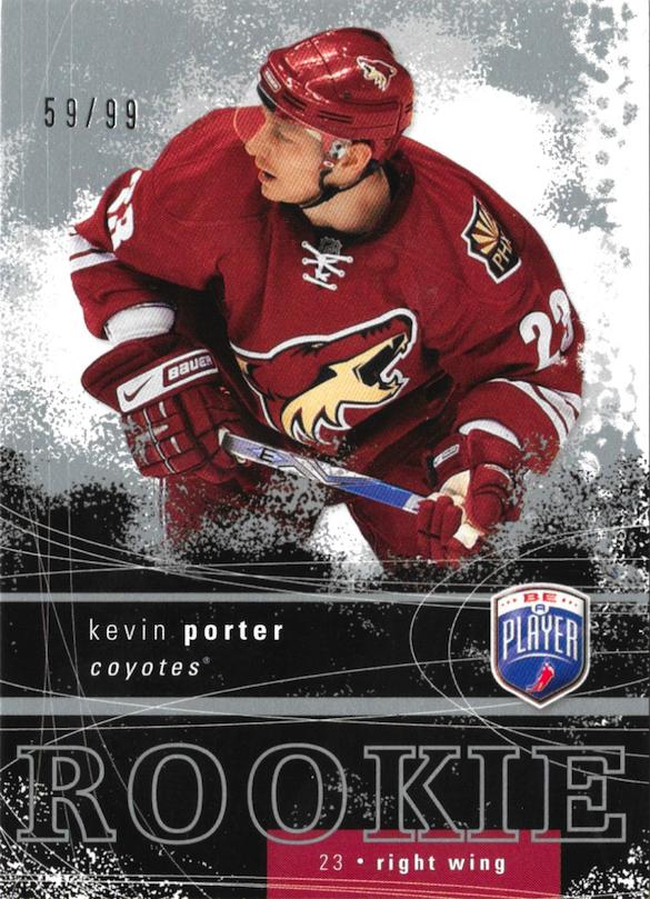 #RR-341 Kevin Porter - Phoenix Coyotes - 2007-08 Upper Deck Be a Player Hockey