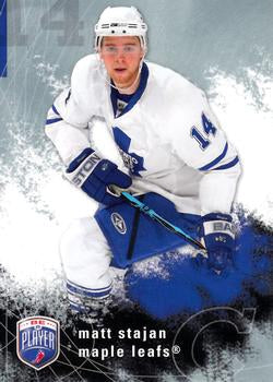 #186 Matt Stajan - Toronto Maple Leafs - 2007-08 Upper Deck Be a Player Hockey