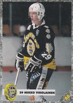 #55a Mikko Virolainen - TPS Turku - 1993-94 Leaf Sisu SM-Liiga (Finnish) Hockey