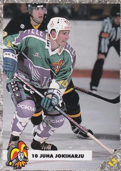 #13 Juha Jokiharju - Jokerit Helsinki - 1993-94 Leaf Sisu SM-Liiga (Finnish) Hockey