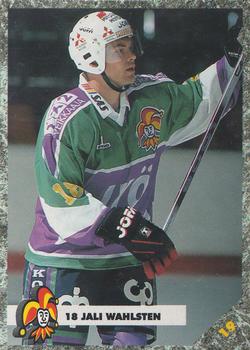 #19 Jali Wahlsten - Jokerit Helsinki - 1993-94 Leaf Sisu SM-Liiga (Finnish) Hockey