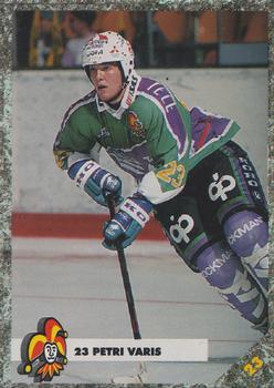 #23 Petri Varis - Jokerit Helsinki - 1993-94 Leaf Sisu SM-Liiga (Finnish) Hockey