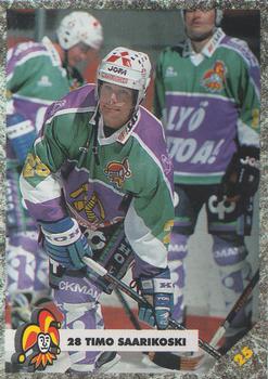 #25 Timo Saarikoski - Jokerit Helsinki - 1993-94 Leaf Sisu SM-Liiga (Finnish) Hockey