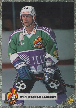 #26 Otakar Janecky - Jokerit Helsinki - 1993-94 Leaf Sisu SM-Liiga (Finnish) Hockey