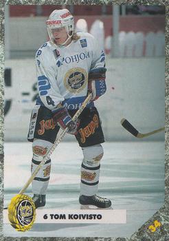 #34 Tom Koivisto - TPS Turku - 1993-94 Leaf Sisu SM-Liiga (Finnish) Hockey