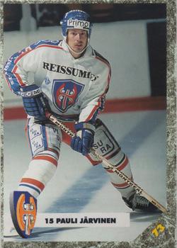 #73 Pauli Järvinen - Tappara Tampere - 1993-94 Leaf Sisu SM-Liiga (Finnish) Hockey