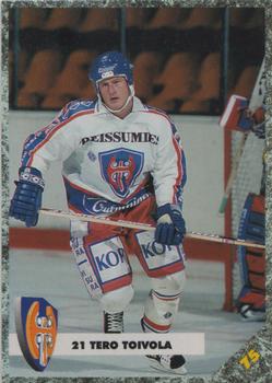 #75 Tero Toivola - Tappara Tampere - 1993-94 Leaf Sisu SM-Liiga (Finnish) Hockey