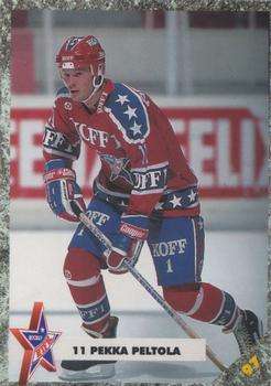 #97 Pekka Peltola - HIFK Helsinki - 1993-94 Leaf Sisu SM-Liiga (Finnish) Hockey