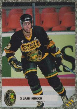 #111 Jani Nikko - Ilves Tampere - 1993-94 Leaf Sisu SM-Liiga (Finnish) Hockey