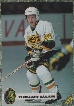 #117 Juha-Matti Märijärvi - Ilves Tampere - 1993-94 Leaf Sisu SM-Liiga (Finnish) Hockey