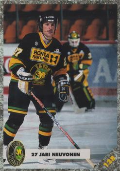#128 Jari Neuvonen - Ilves Tampere - 1993-94 Leaf Sisu SM-Liiga (Finnish) Hockey