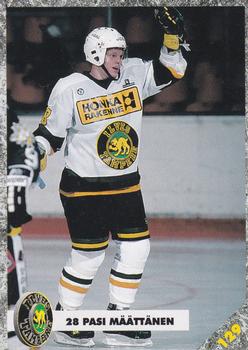 #129 Pasi Määttänen - Ilves Tampere - 1993-94 Leaf Sisu SM-Liiga (Finnish) Hockey