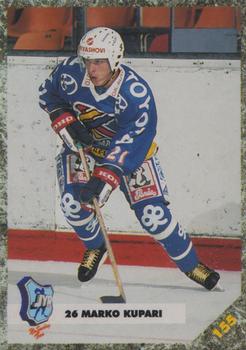 #155 Marko Kupari - JyP HT - 1993-94 Leaf Sisu SM-Liiga (Finnish) Hockey