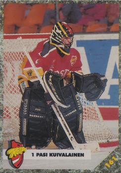 #161 Pasi Kuivalainen - KalPa Kuopio - 1993-94 Leaf Sisu SM-Liiga (Finnish) Hockey