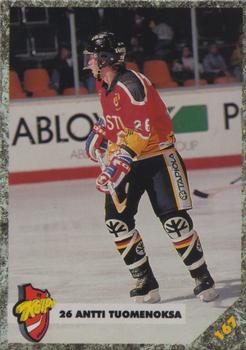 #167 Antti Tuomenoksa - KalPa Kuopio - 1993-94 Leaf Sisu SM-Liiga (Finnish) Hockey