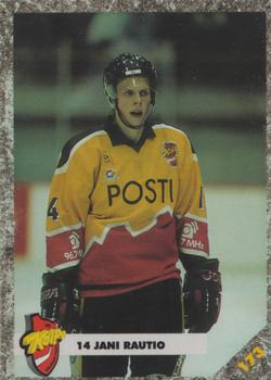 #173 Jani Rautio - KalPa Kuopio - 1993-94 Leaf Sisu SM-Liiga (Finnish) Hockey