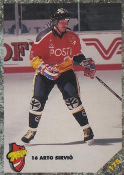 #175 Arto Sirviö - KalPa Kuopio - 1993-94 Leaf Sisu SM-Liiga (Finnish) Hockey