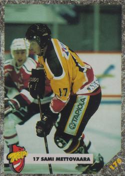 #176 Sami Mettovaara - KalPa Kuopio - 1993-94 Leaf Sisu SM-Liiga (Finnish) Hockey