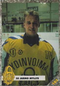 #183 Jarmo Myllys - Rauman Lukko - 1993-94 Leaf Sisu SM-Liiga (Finnish) Hockey
