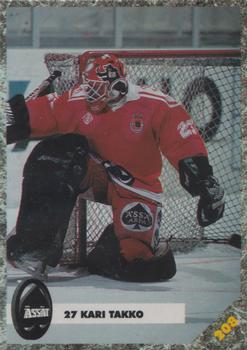 #208 Kari Takko - Porin Ässät - 1993-94 Leaf Sisu SM-Liiga (Finnish) Hockey