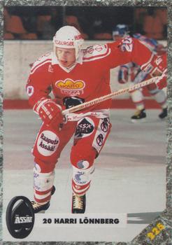 #225 Harri Lönnberg - Porin Ässät - 1993-94 Leaf Sisu SM-Liiga (Finnish) Hockey