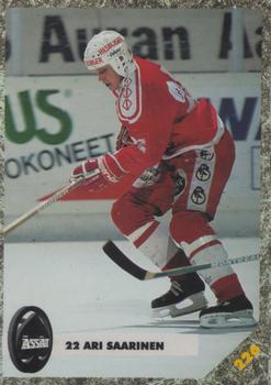 #226 Ari Saarinen - Porin Ässät - 1993-94 Leaf Sisu SM-Liiga (Finnish) Hockey
