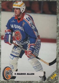 #236 Marko Allen - HPK Hämeenlinna - 1993-94 Leaf Sisu SM-Liiga (Finnish) Hockey