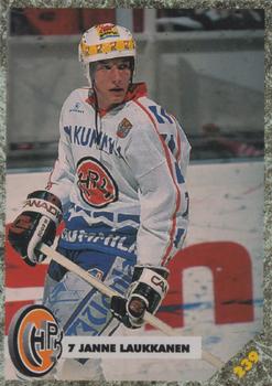 #239 Janne Laukkanen - HPK Hämeenlinna - 1993-94 Leaf Sisu SM-Liiga (Finnish) Hockey