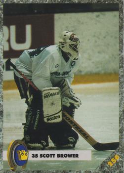 #256 Scott Brower - Kiekko-Espoo - 1993-94 Leaf Sisu SM-Liiga (Finnish) Hockey
