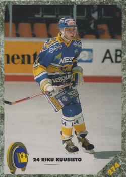 #274 Riku Kuusisto - Kiekko-Espoo - 1993-94 Leaf Sisu SM-Liiga (Finnish) Hockey
