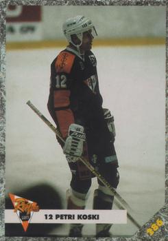 #286 Petri Koski - Reipas Lahti - 1993-94 Leaf Sisu SM-Liiga (Finnish) Hockey