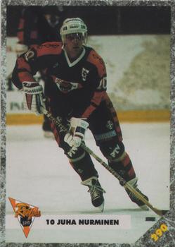#290 Juha Nurminen - Reipas Lahti - 1993-94 Leaf Sisu SM-Liiga (Finnish) Hockey
