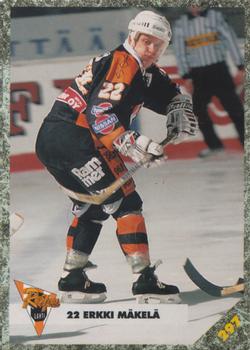 #297 Erkki Mäkelä - Reipas Lahti - 1993-94 Leaf Sisu SM-Liiga (Finnish) Hockey