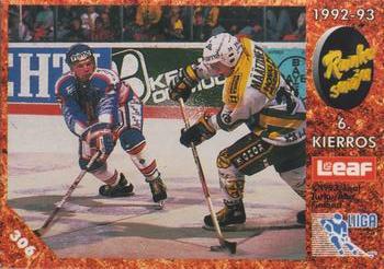 #306 Runkosarja 6. Kierros - Ilves Tampere / Tappara Tampere - 1993-94 Leaf Sisu SM-Liiga (Finnish) Hockey