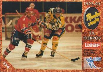 #324 Runkosarja 24. Kierros - Rauman Lukko / HIFK Helsinki - 1993-94 Leaf Sisu SM-Liiga (Finnish) Hockey