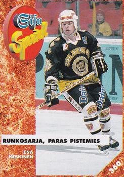 #360 Esa Keskinen - TPS Turku - 1993-94 Leaf Sisu SM-Liiga (Finnish) Hockey