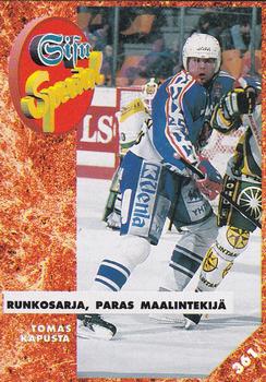 #361 Tomas Kapusta - HPK Hämeenlinna - 1993-94 Leaf Sisu SM-Liiga (Finnish) Hockey