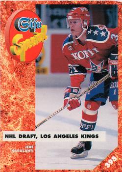 #395 Jere Karalahti - Los Angeles Kings - 1993-94 Leaf Sisu SM-Liiga (Finnish) Hockey