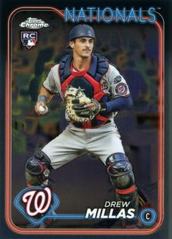 #85 Drew Millas - Washington Nationals - 2024 Topps Chrome Baseball