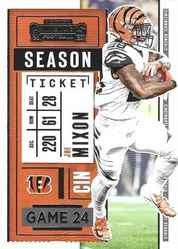 #85 Joe Mixon - Cincinnati Bengals - 2020 Panini Contenders Football