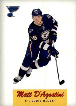 #85 Matt D'Agostini - St. Louis Blues - 2012-13 O-Pee-Chee - Retro Hockey