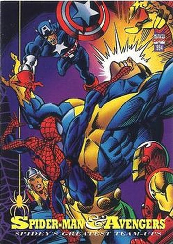 #85 Spider-Man & Avengers - 1994 Fleer The Amazing Spider-Man