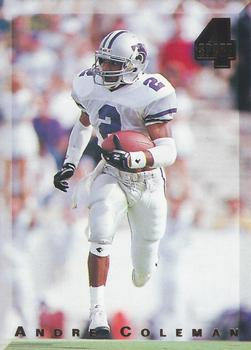 #85 Andre Coleman - Kansas State Wildcats / San Diego Chargers - 1994 Classic Four Sport