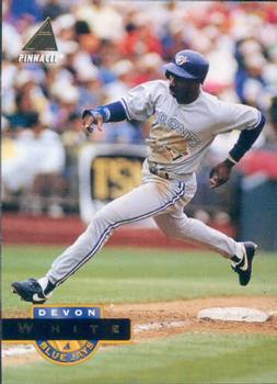 #85 Devon White - Toronto Blue Jays - 1994 Pinnacle Baseball