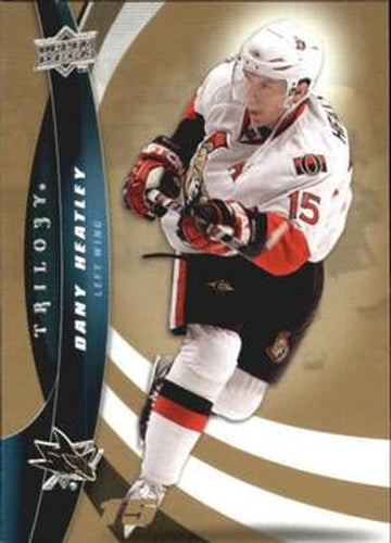 #85 Dany Heatley - San Jose Sharks - 2009-10 Upper Deck Trilogy Hockey