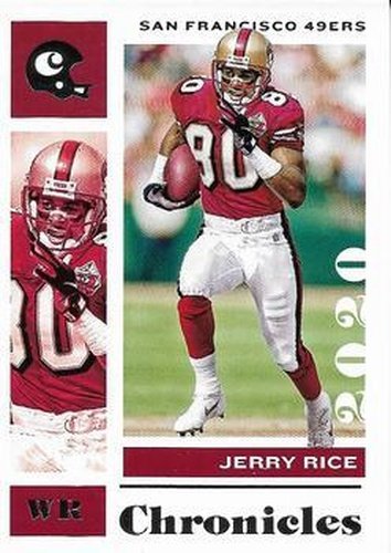 #85 Jerry Rice - San Francisco 49ers - 2020 Panini Chronicles Football