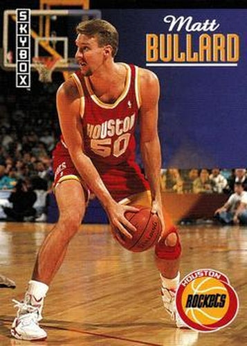 #85 Matt Bullard - Houston Rockets - 1992-93 SkyBox Basketball